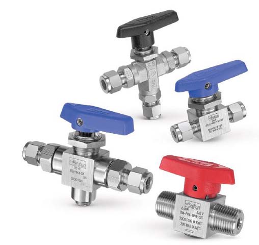 6A-B6LJ2-BNLT-SSP - Two-Way B Series Ball Valves | Hydradyne LLC